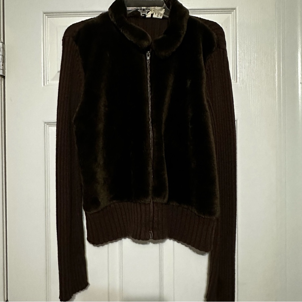 Tiara Chocolate Teddy Jacket